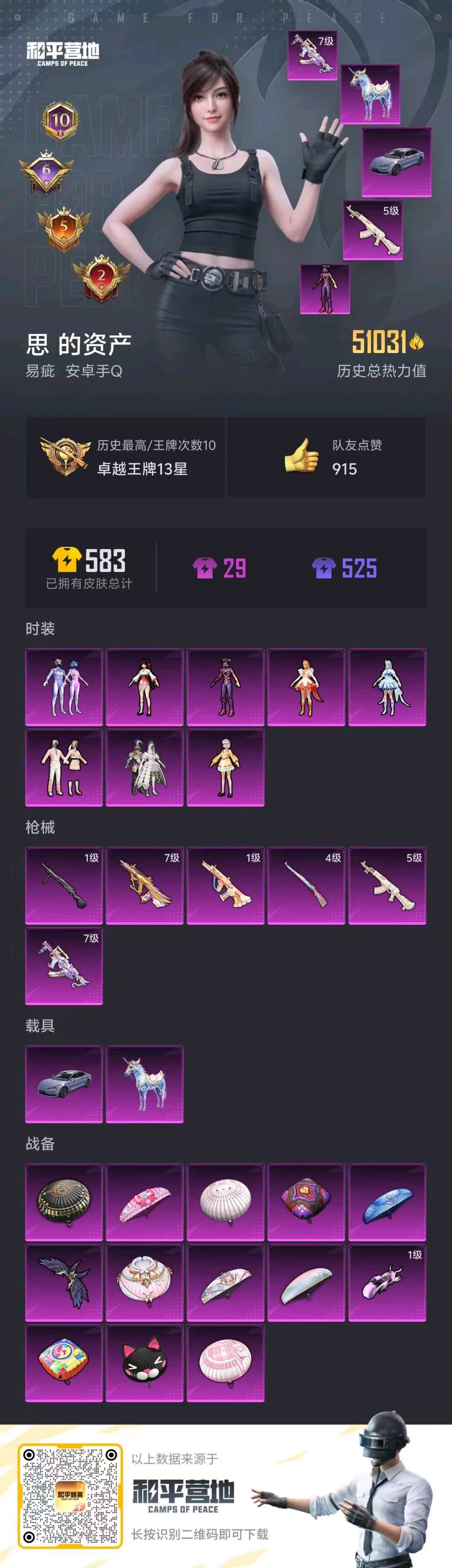 HPYHW3321311和平精英账号详情图6