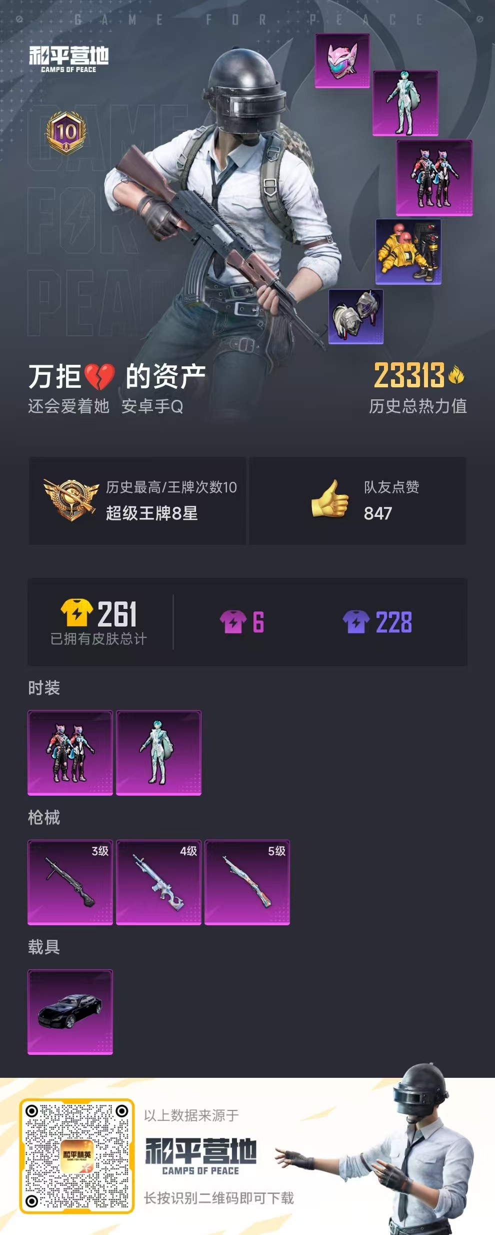HPSJ3321193和平精英账号详情图2 HPSJ3321193和平精英账号详情图2
