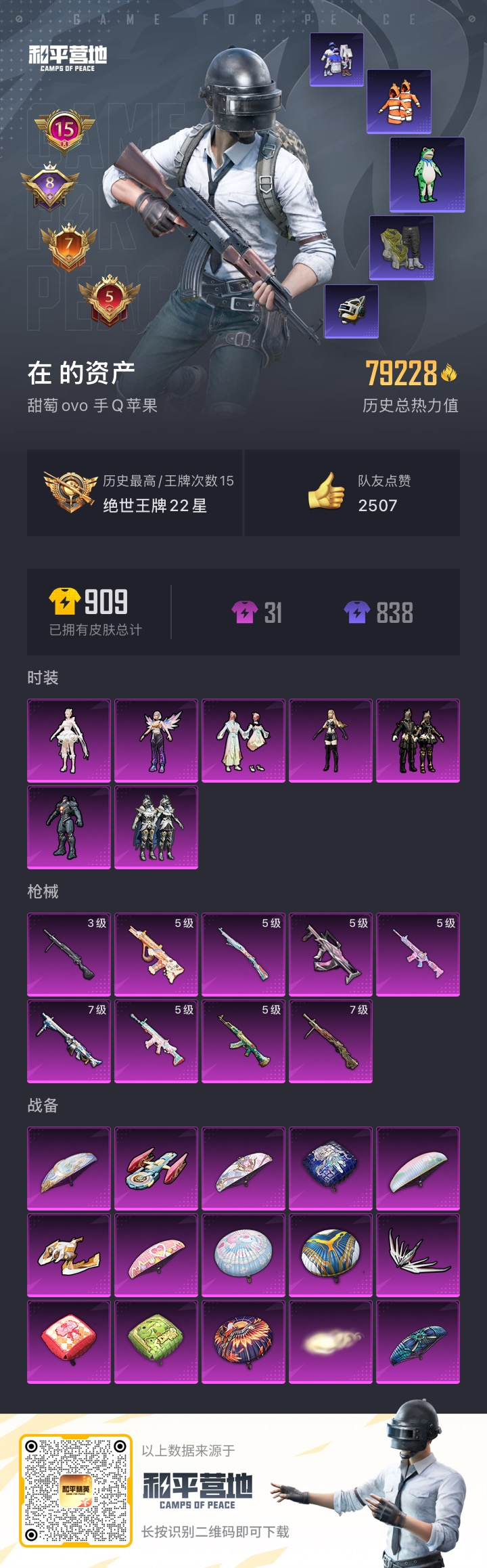 HPSJ3321338和平精英账号详情图4 HPSJ3321338和平精英账号详情图4