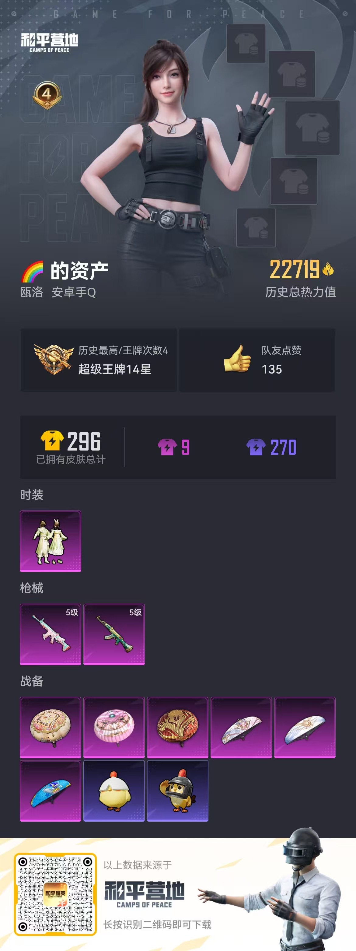 HPSJ3335675和平精英账号详情图3