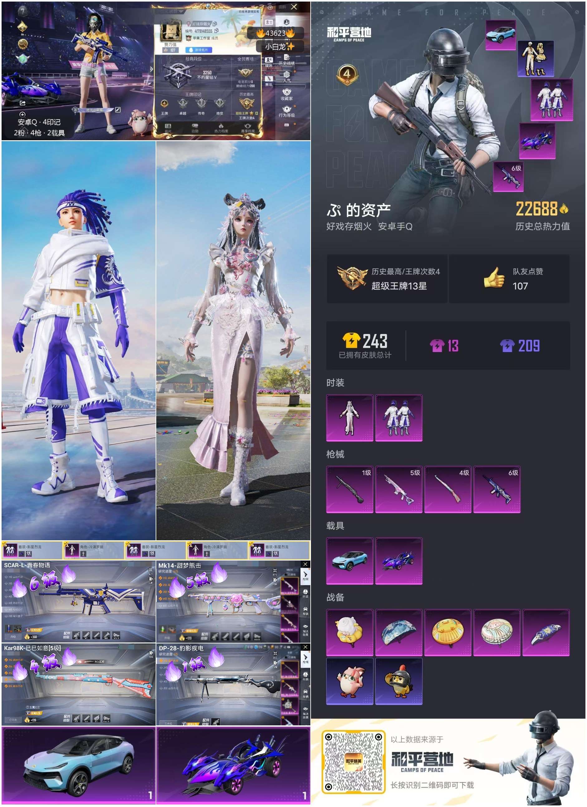HPSJ3335665和平精英账号详情图4