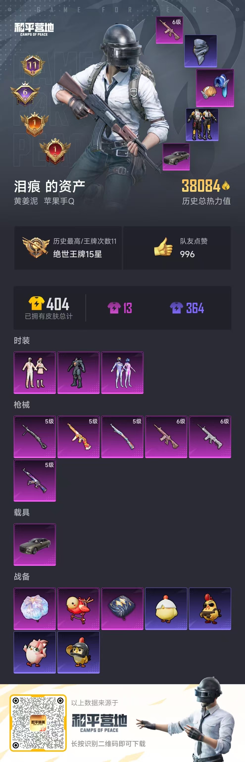 HPSJ3335673和平精英账号详情图4