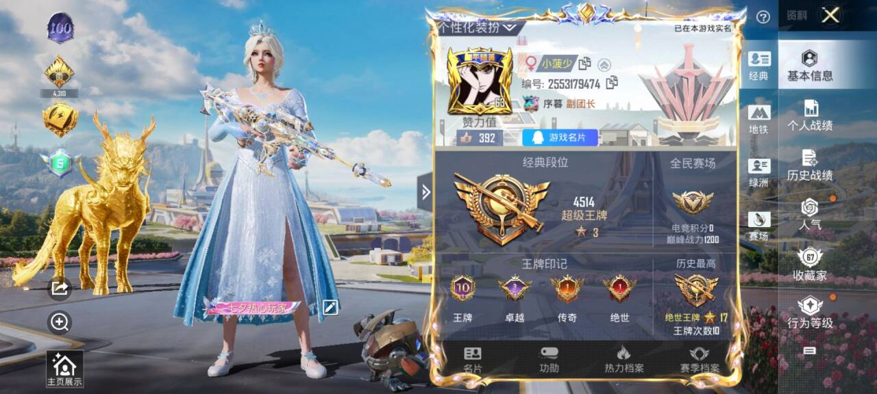 HPSJ3333558和平精英账号详情图2