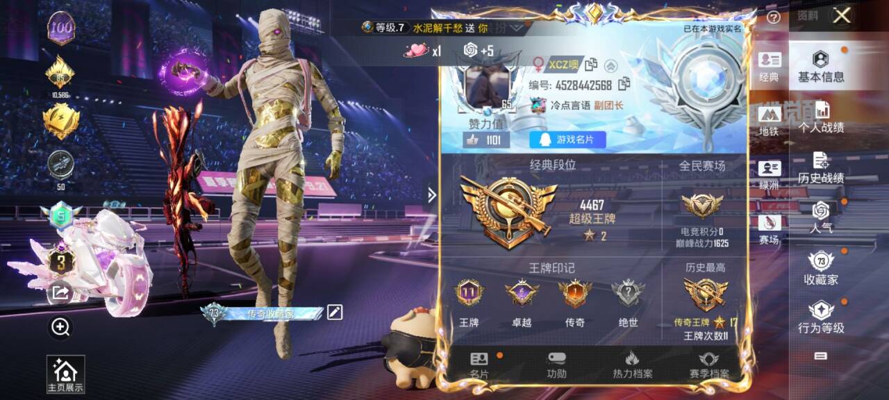 HPSJ3333497和平精英账号详情图2