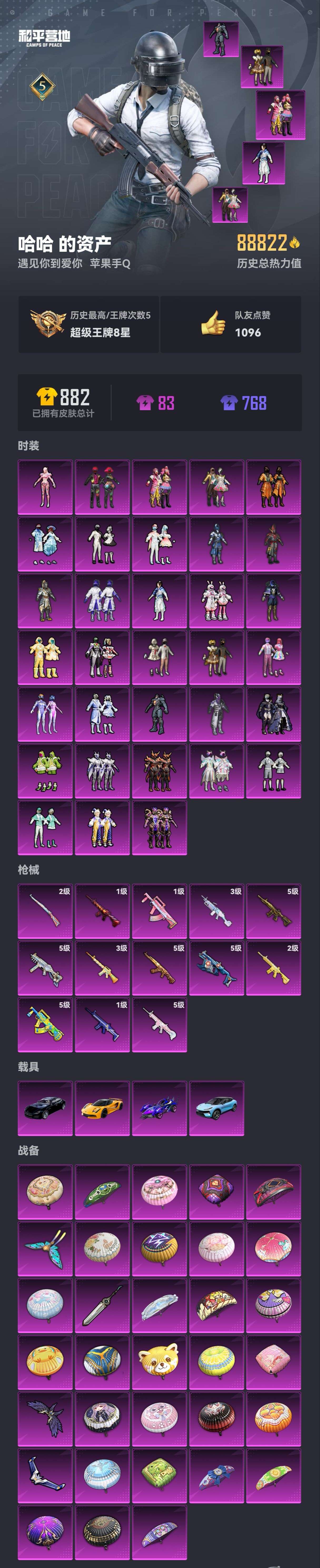 HPZM3373044和平精英账号详情图2 HPZM3373044和平精英账号详情图2