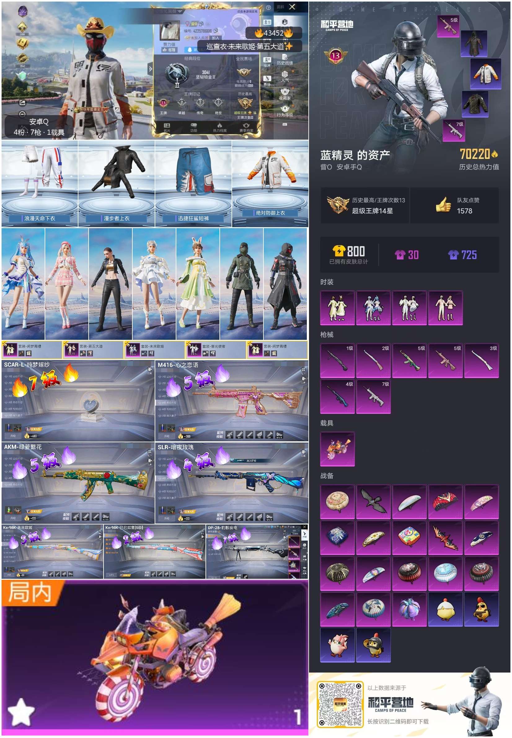 HPSJ3334255和平精英账号详情图4
