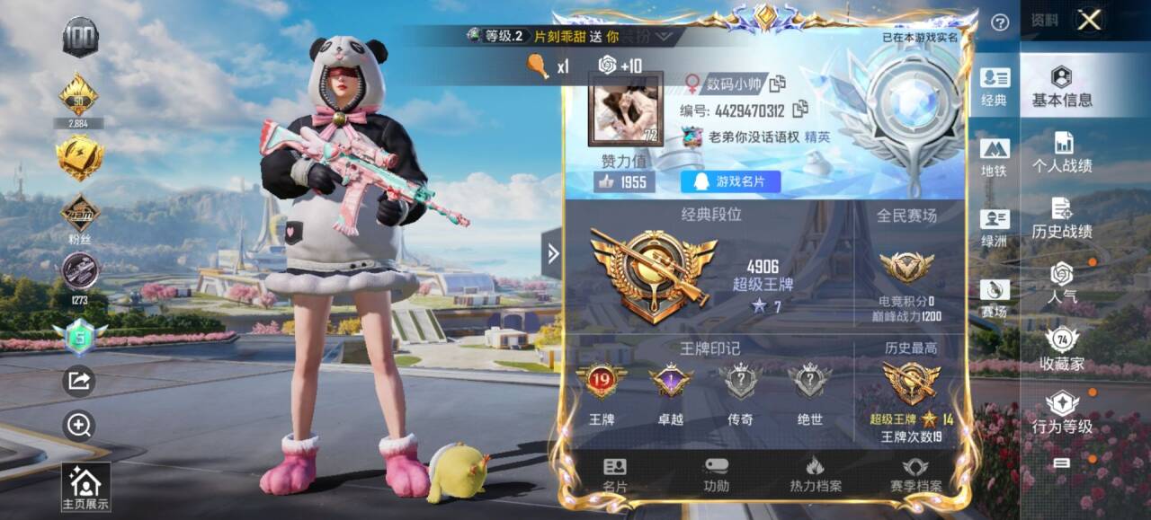 HPSJ3334240和平精英账号详情图2 HPSJ3334240和平精英账号详情图2
