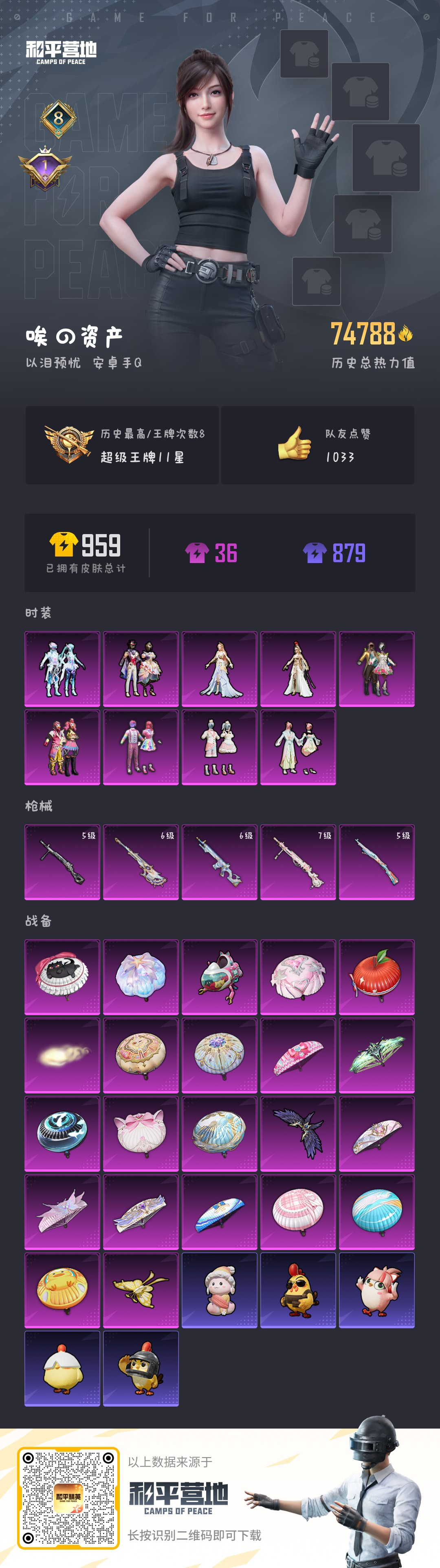 HPSJ3334120和平精英账号详情图4