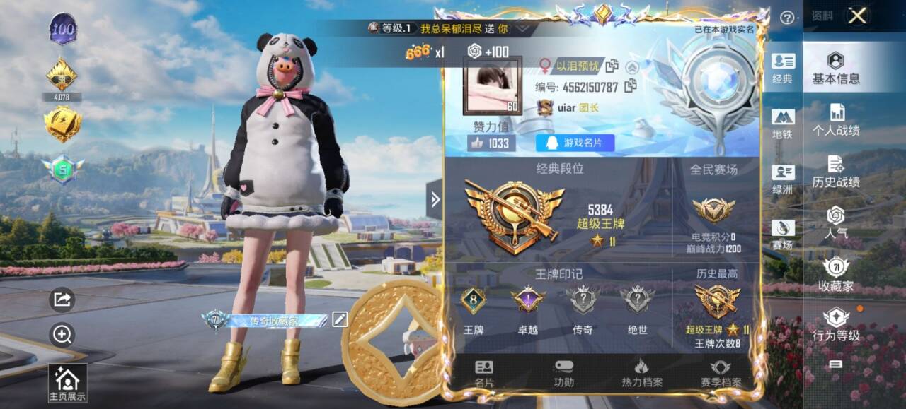 HPSJ3334120和平精英账号详情图2
