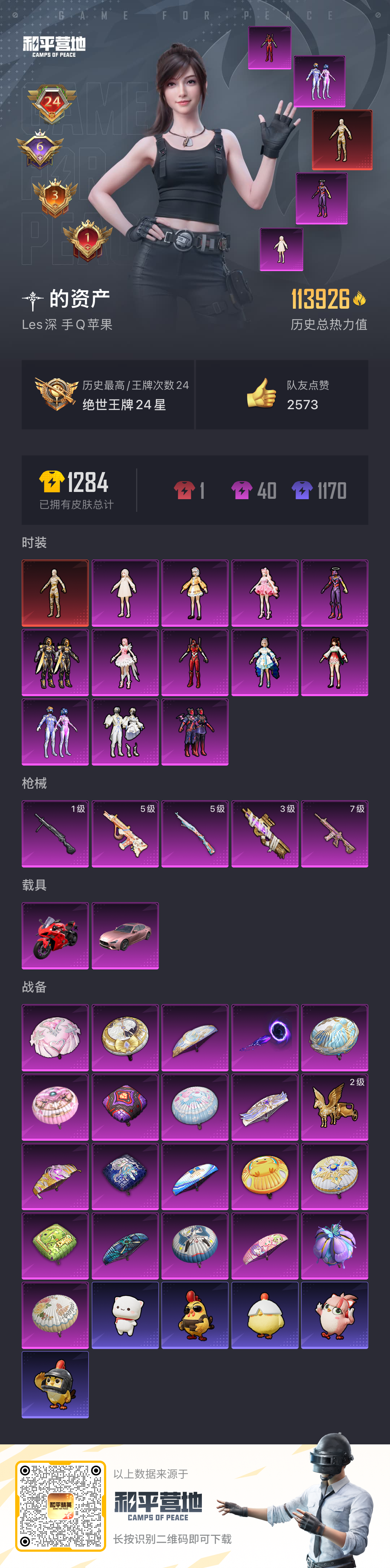 HPSJ3334993和平精英账号详情图4