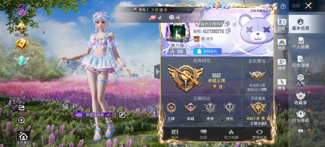 HPSJ3334991和平精英账号详情图3