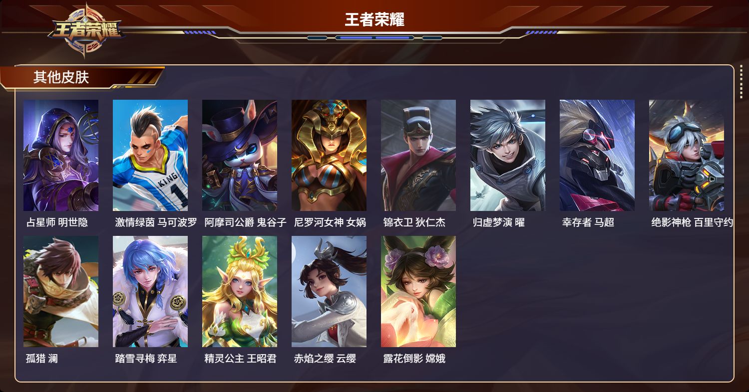 WZMK3288974王者荣耀账号详情图5