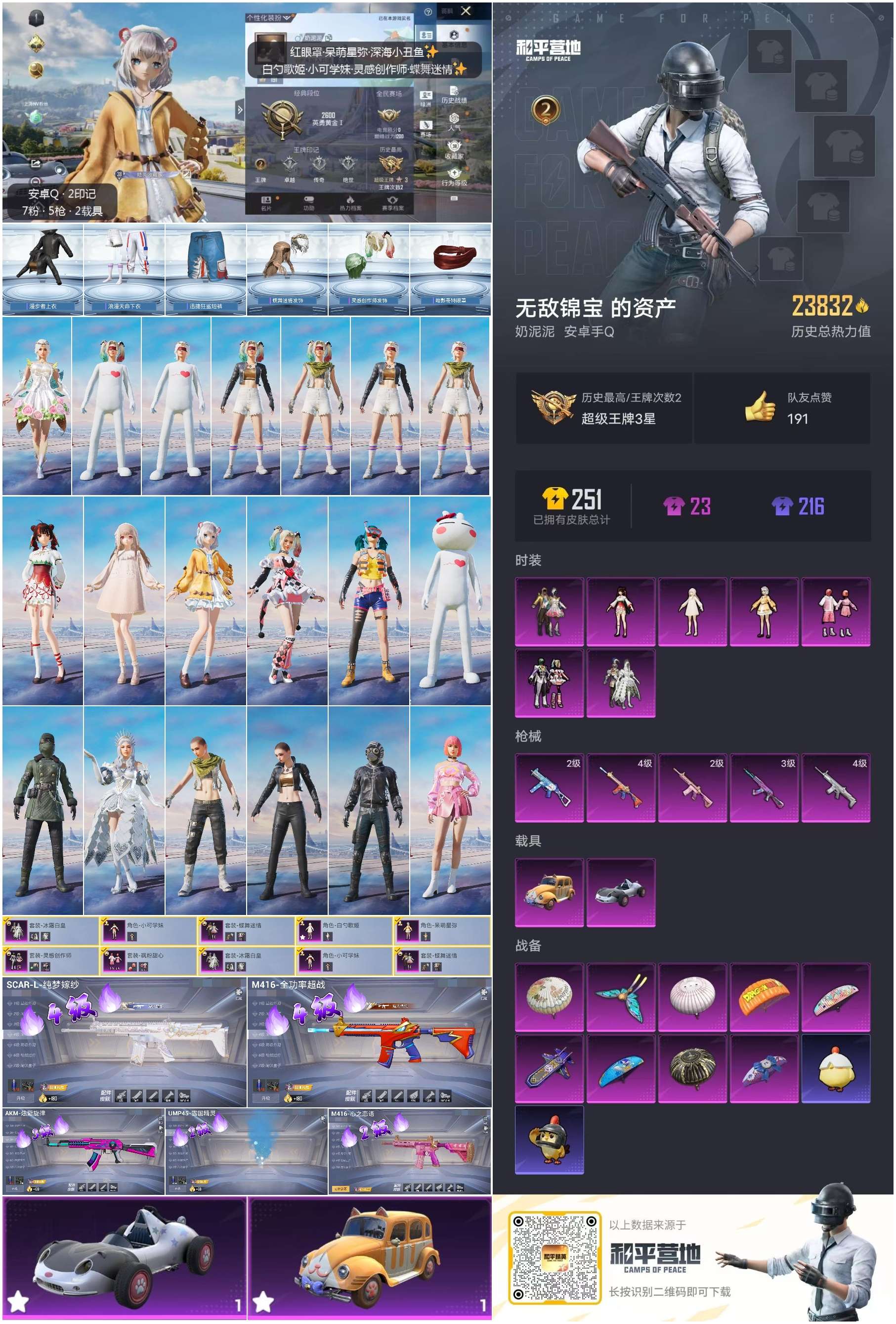 HPSJ3338376和平精英账号详情图4