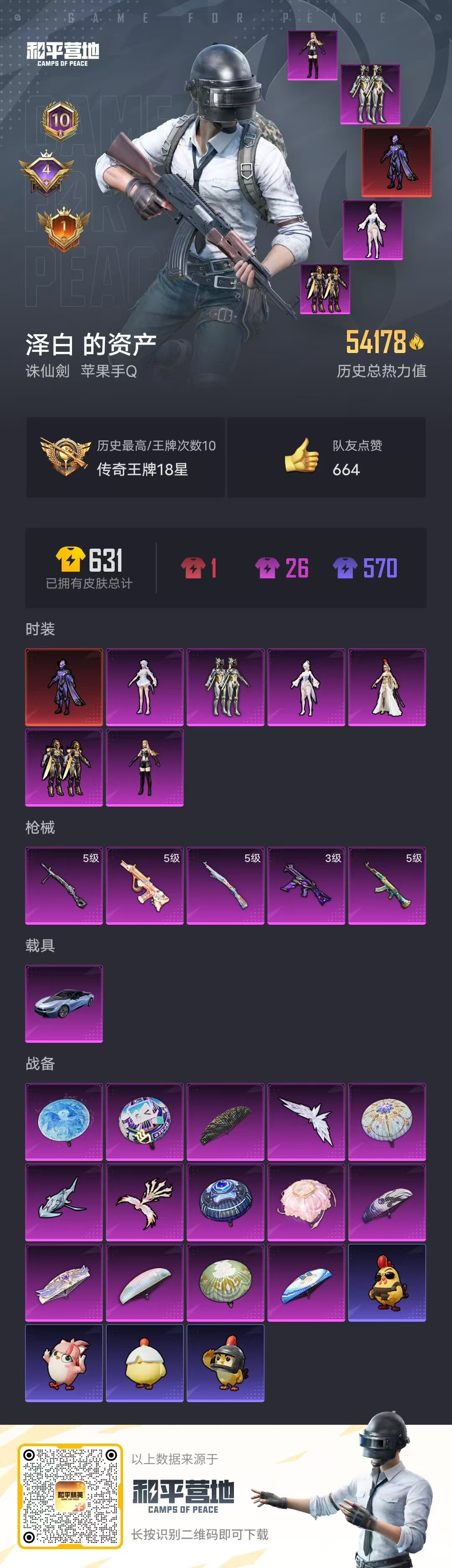 HPSJ3339869和平精英账号详情图3