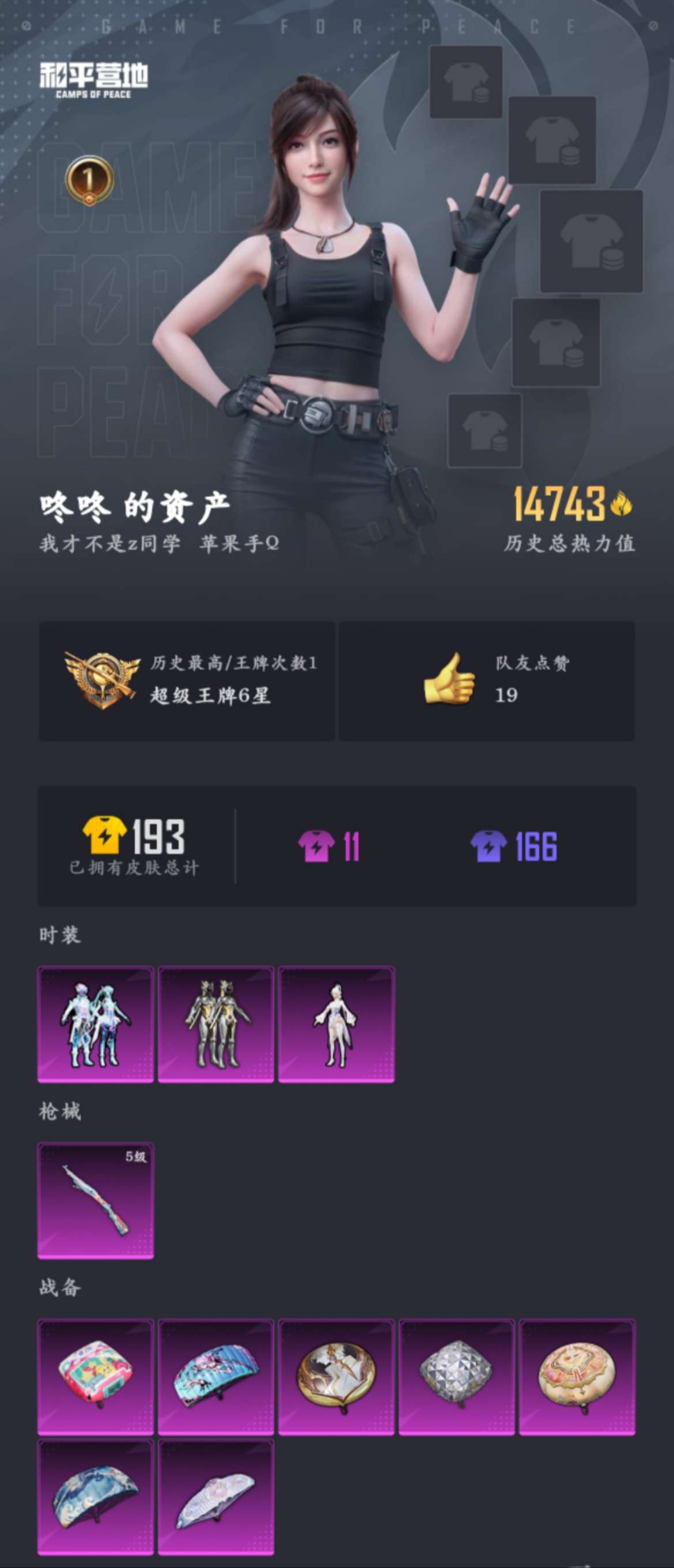 HPZM3339546和平精英账号详情图3