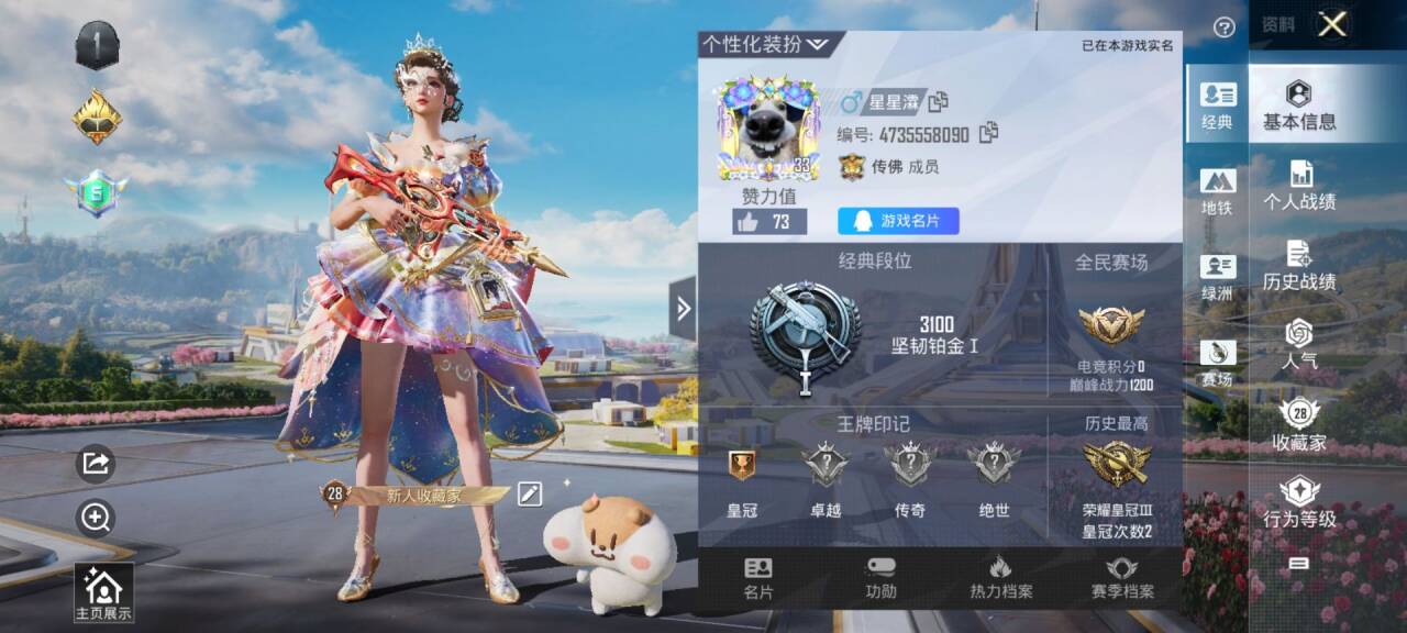 HPSJ3339039和平精英账号详情图2