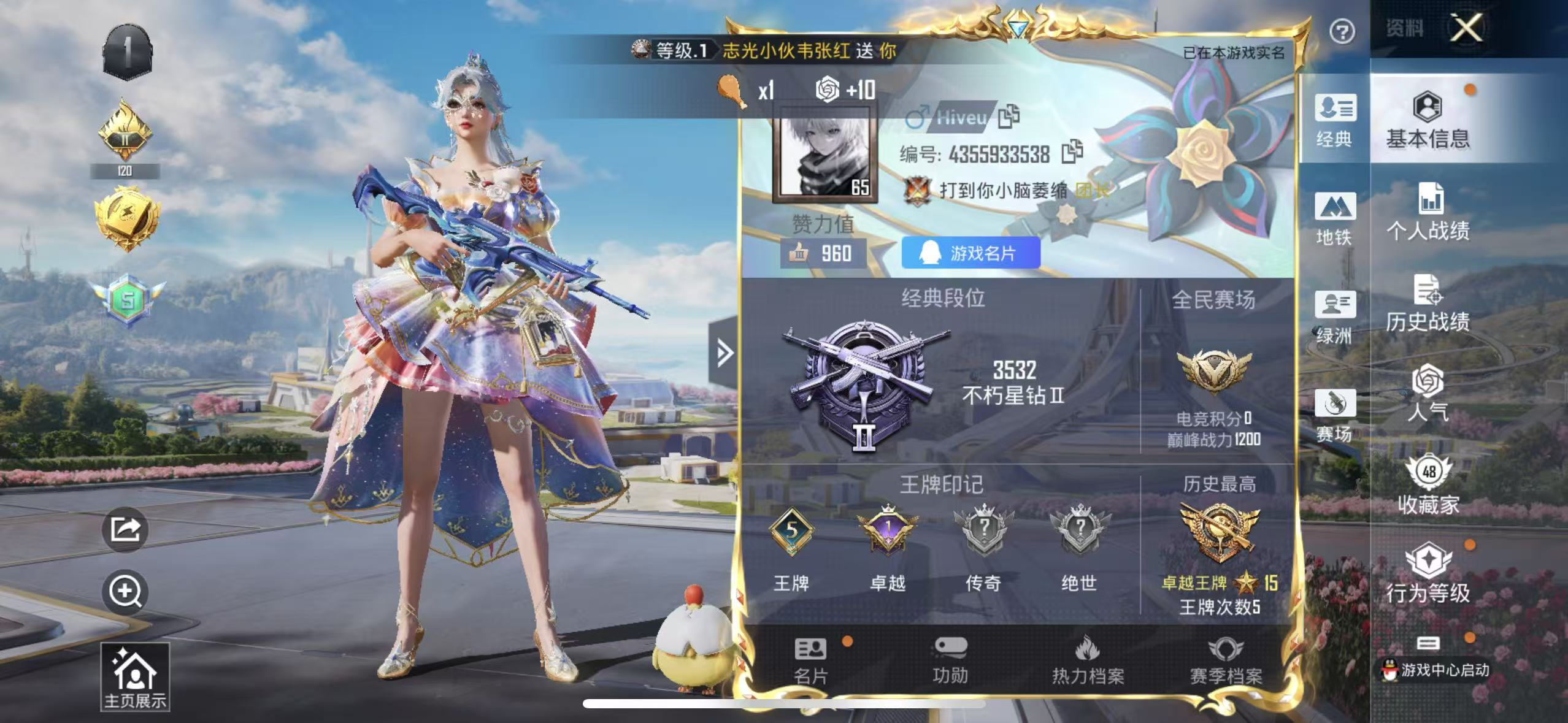 HPSJ3339997和平精英账号详情图2