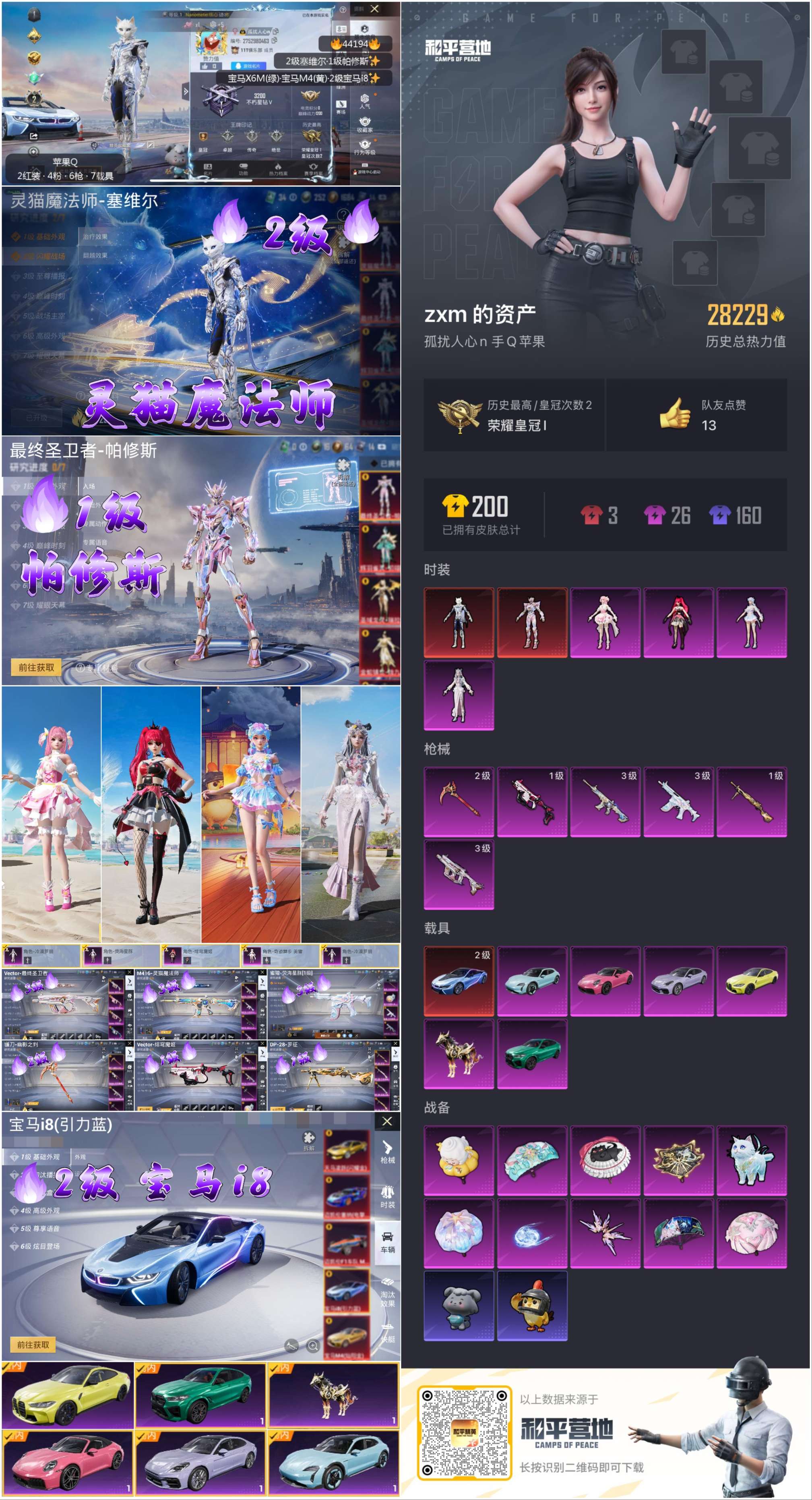 HPSJ3339925和平精英账号详情图3