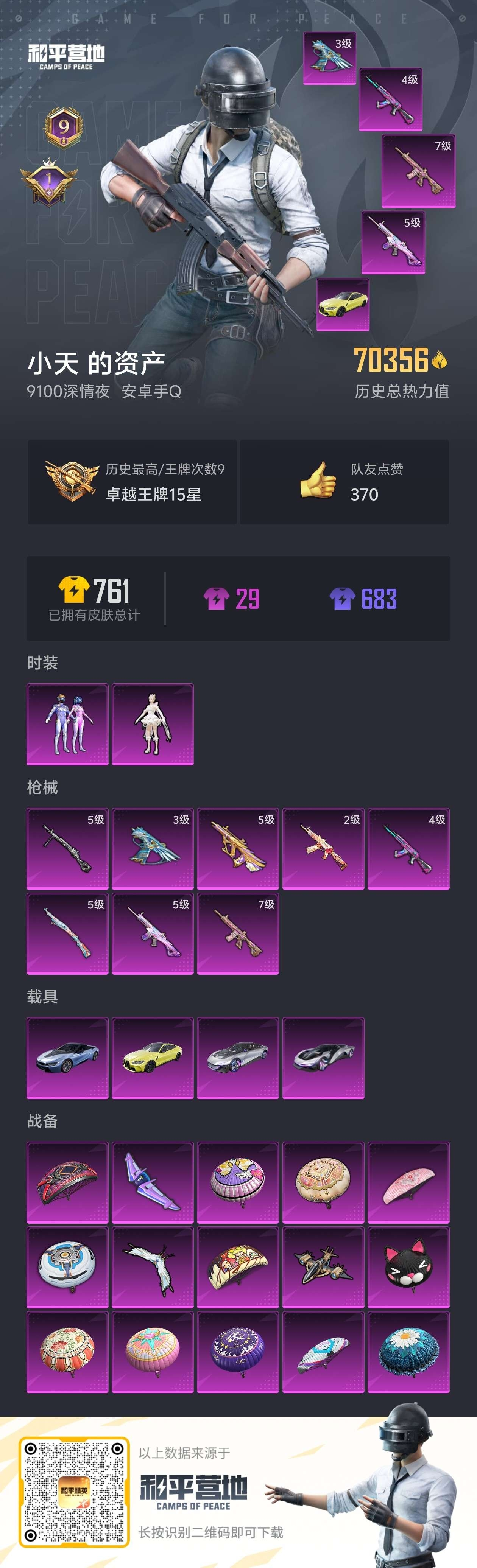 HPSJ3323918和平精英账号详情图4 HPSJ3323918和平精英账号详情图4