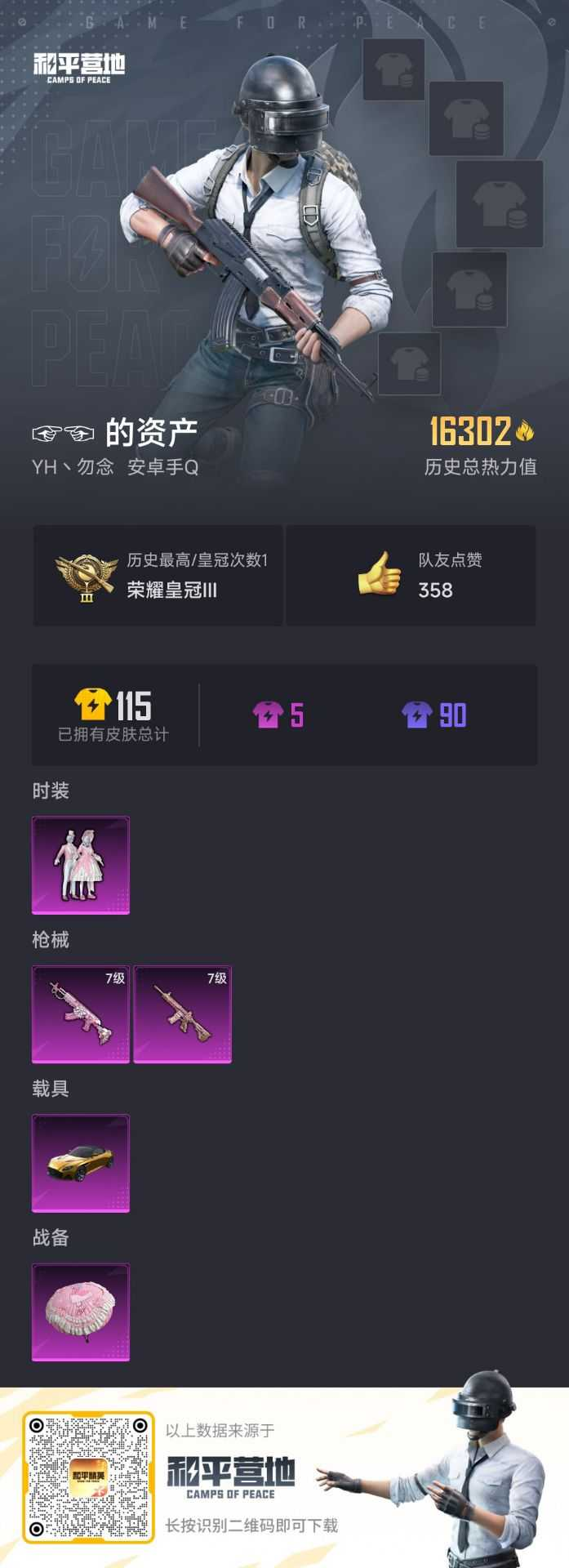 HPSJ3323961和平精英账号详情图4 HPSJ3323961和平精英账号详情图4