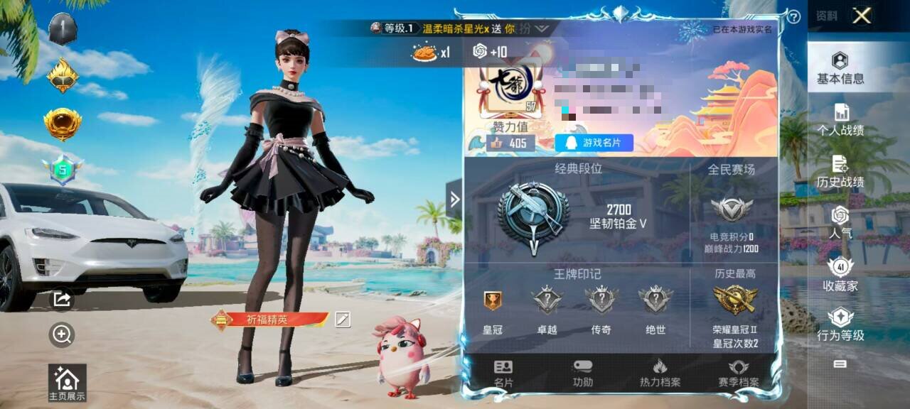 HPSJ3321962和平精英账号详情图2 HPSJ3321962和平精英账号详情图2