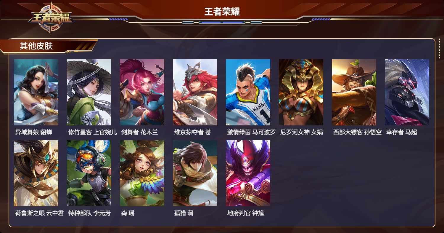 WZMK3264897王者荣耀账号详情图4 WZMK3264897王者荣耀账号详情图4