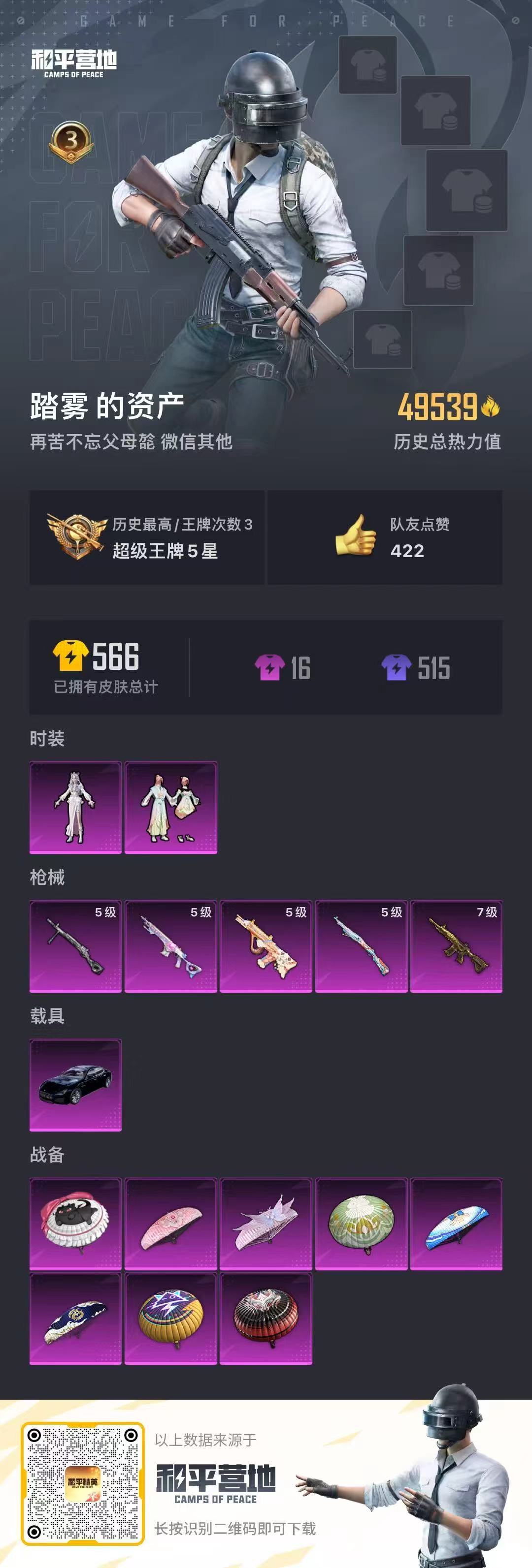HPSJ3324592和平精英账号详情图3 HPSJ3324592和平精英账号详情图3