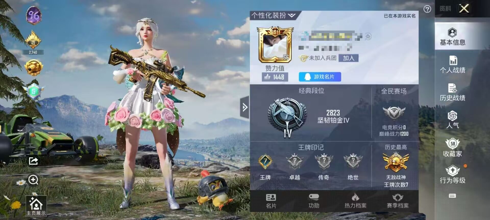 HPSJ3322517和平精英账号详情图4 HPSJ3322517和平精英账号详情图4