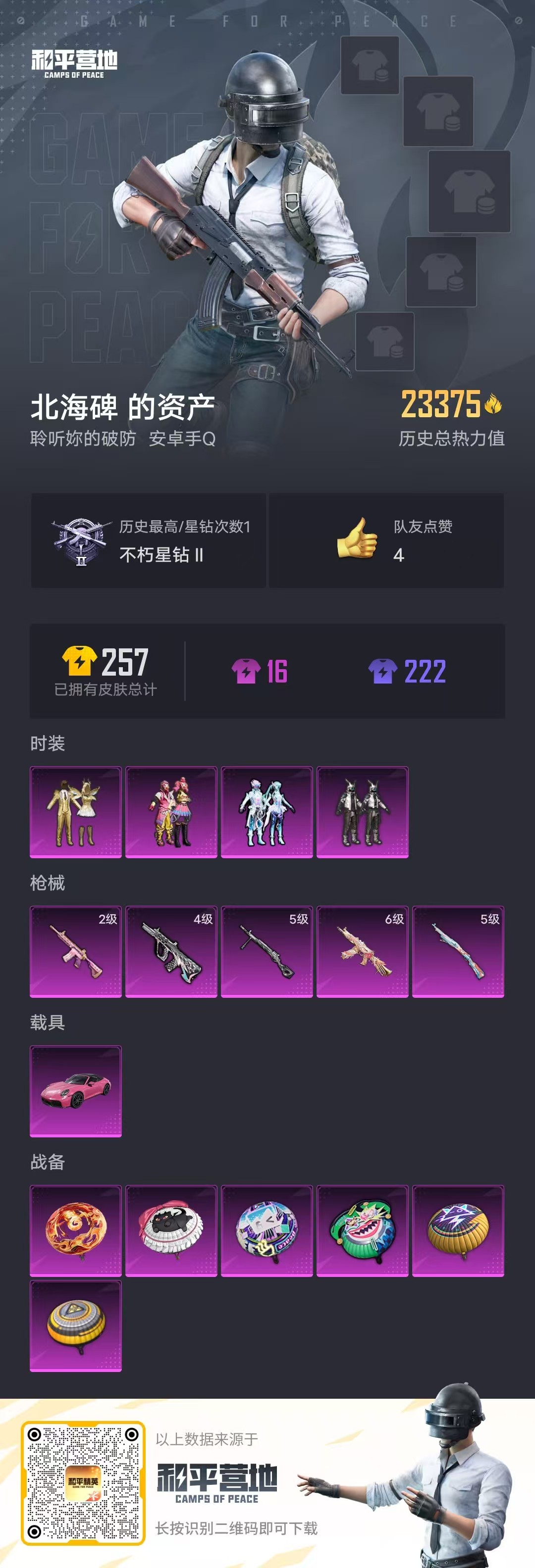HPSJ3322673和平精英账号详情图3 HPSJ3322673和平精英账号详情图3