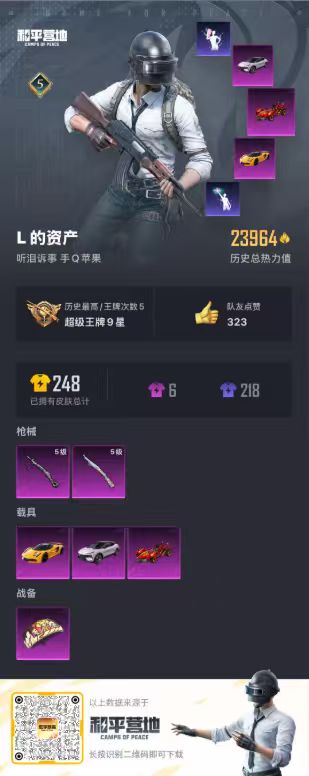 HPSJ3322609和平精英账号详情图3 HPSJ3322609和平精英账号详情图3