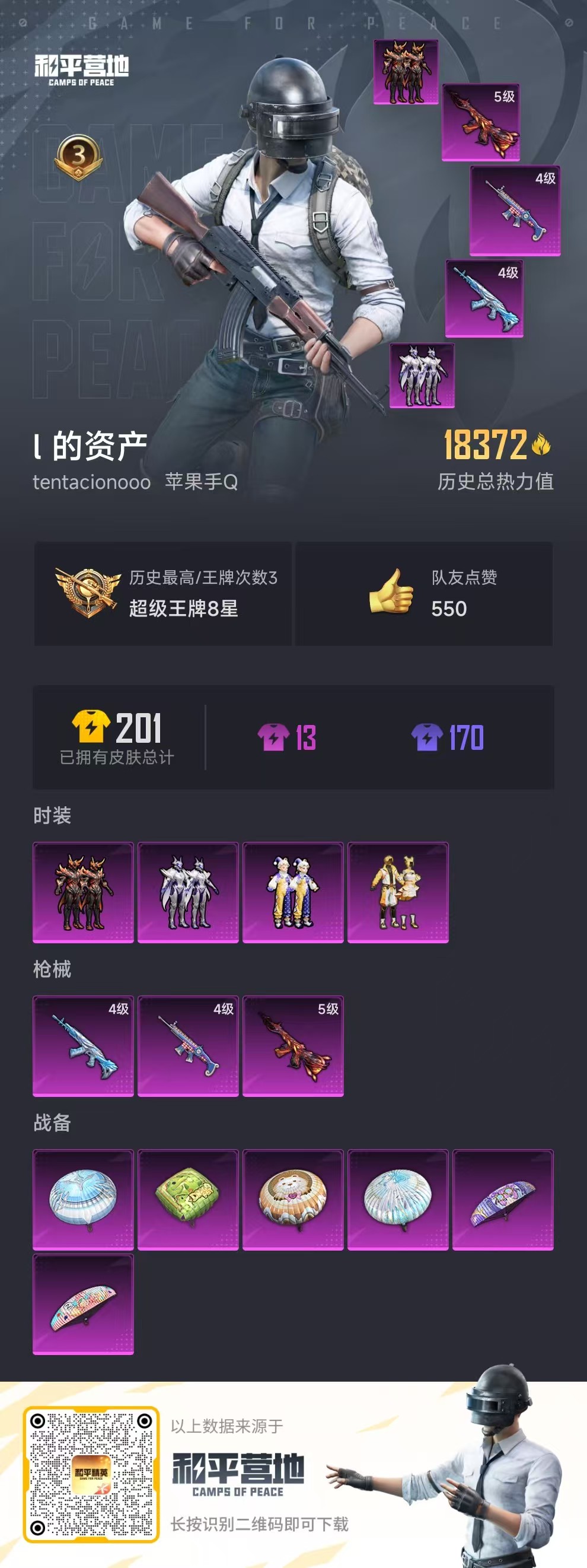 HPSJ3324585和平精英账号详情图4 HPSJ3324585和平精英账号详情图4