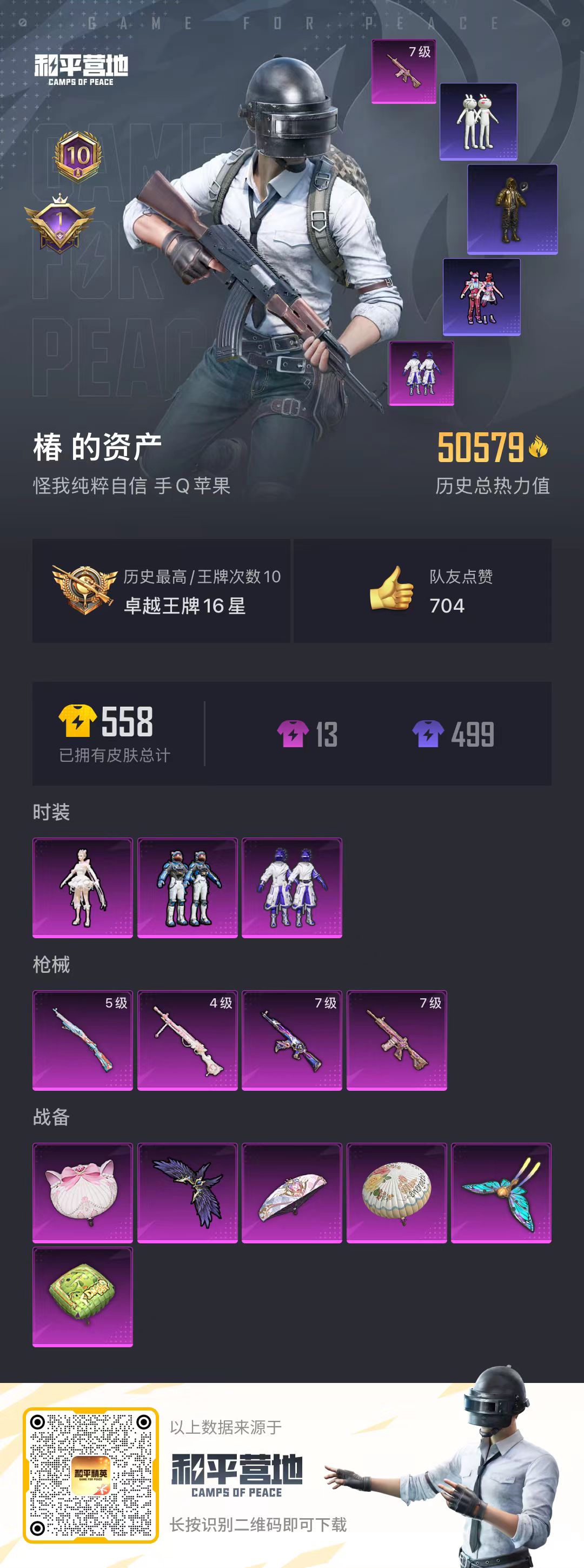 HPSJ3322544和平精英账号详情图3 HPSJ3322544和平精英账号详情图3