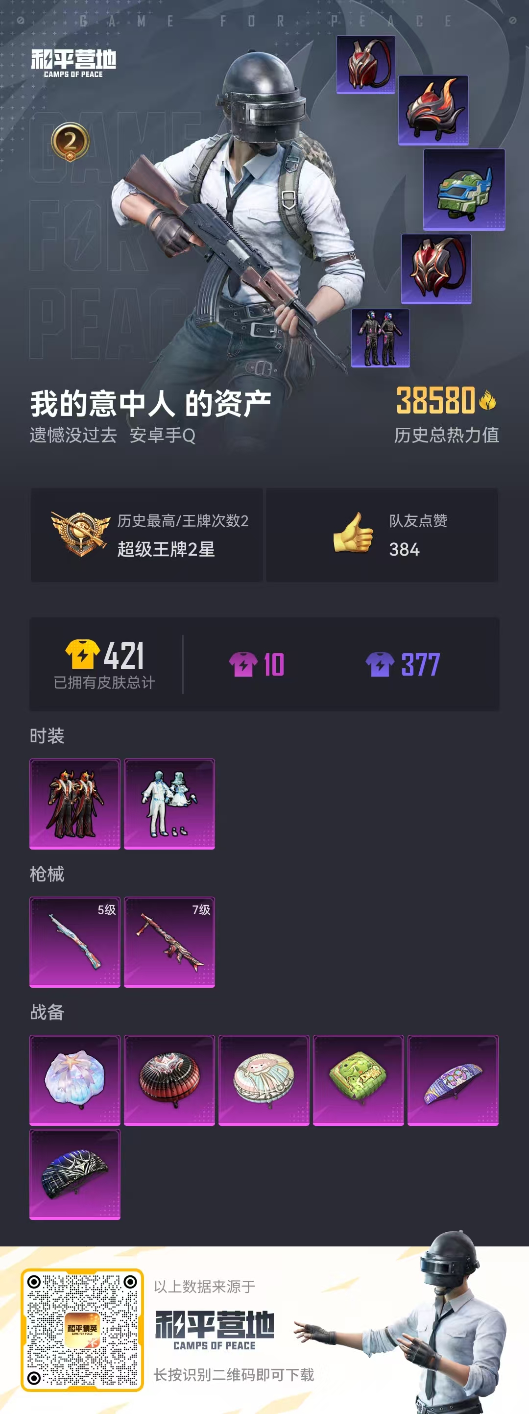 HPZM3323929和平精英账号详情图3 HPZM3323929和平精英账号详情图3