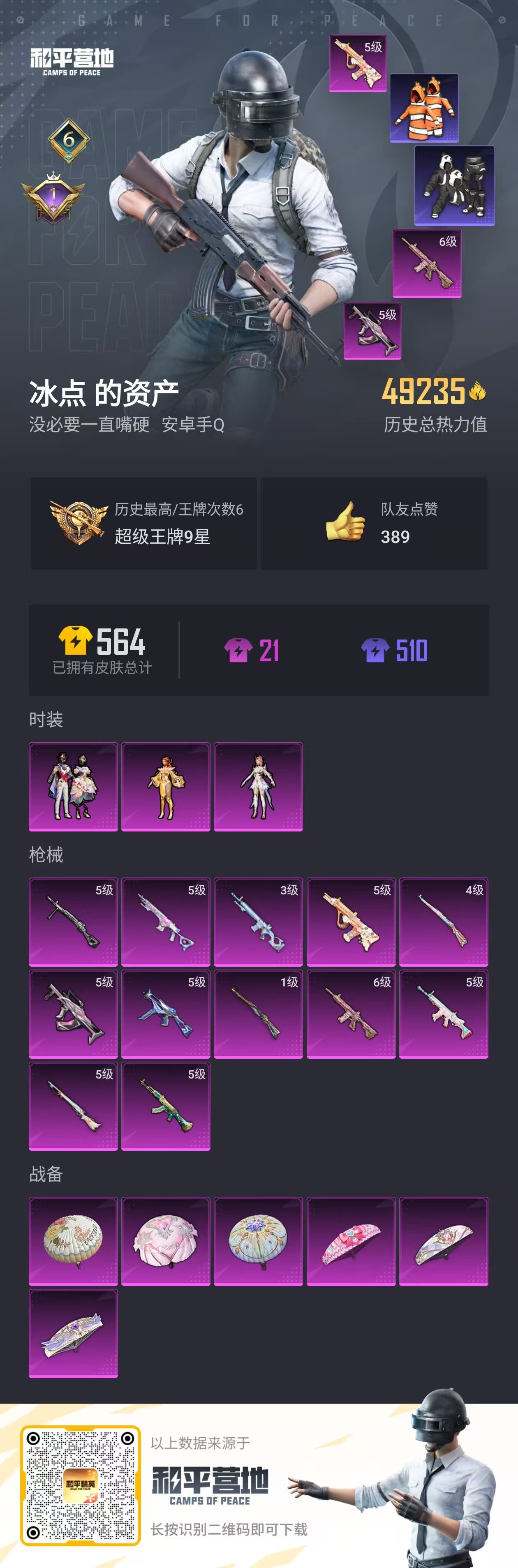 HPSJ3325816和平精英账号详情图4