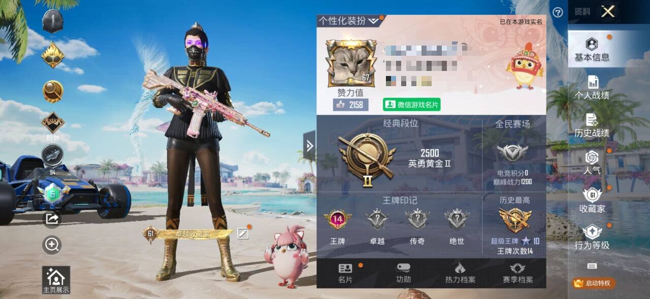 HPSJ3323977和平精英账号详情图2 HPSJ3323977和平精英账号详情图2