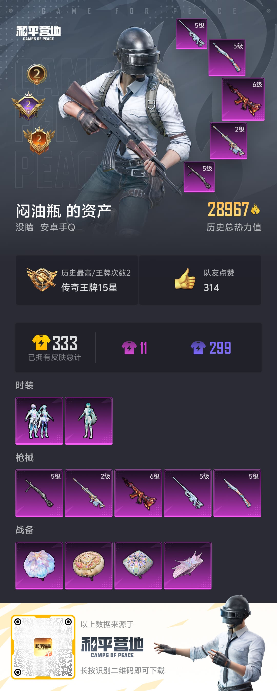 HPSJ3325791和平精英账号详情图4