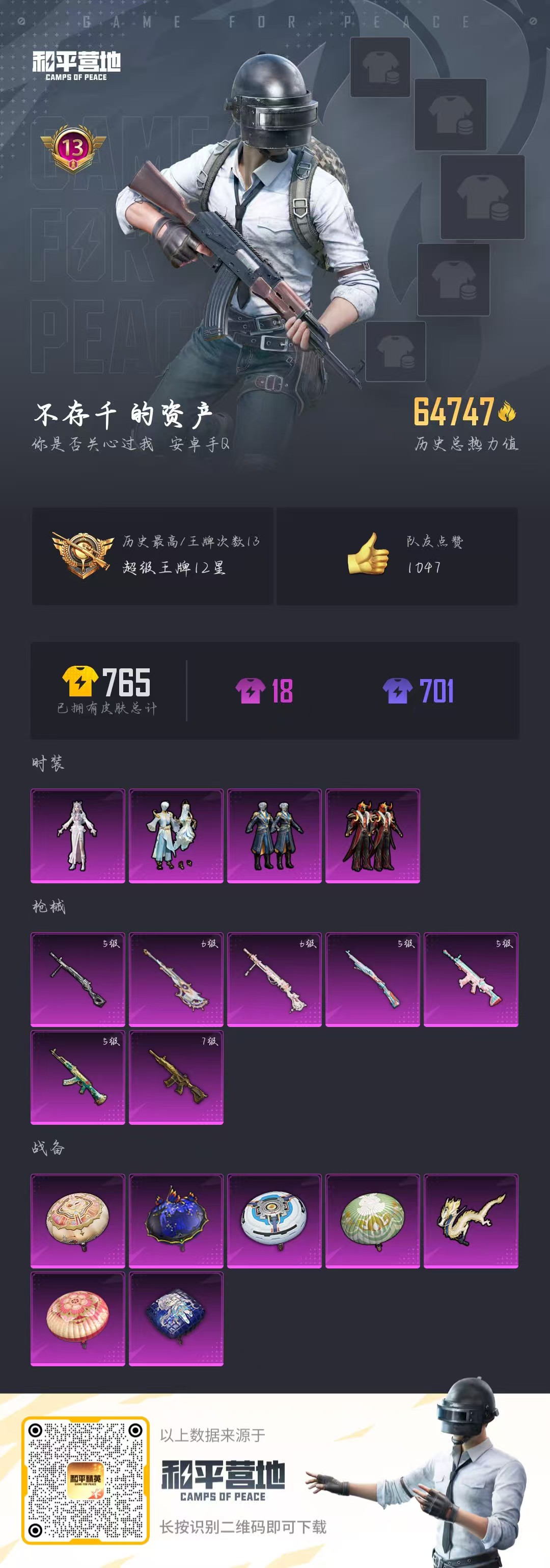 HPSJ3326618和平精英账号详情图5