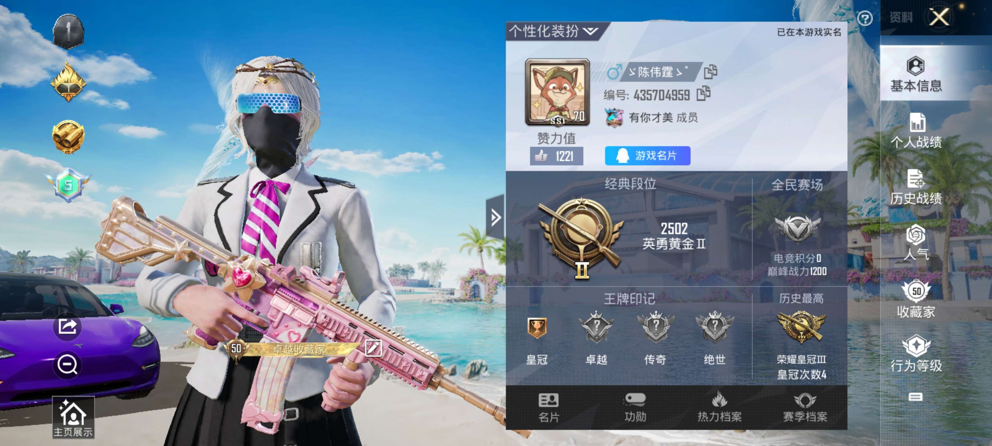 HPZM3326248和平精英账号详情图21