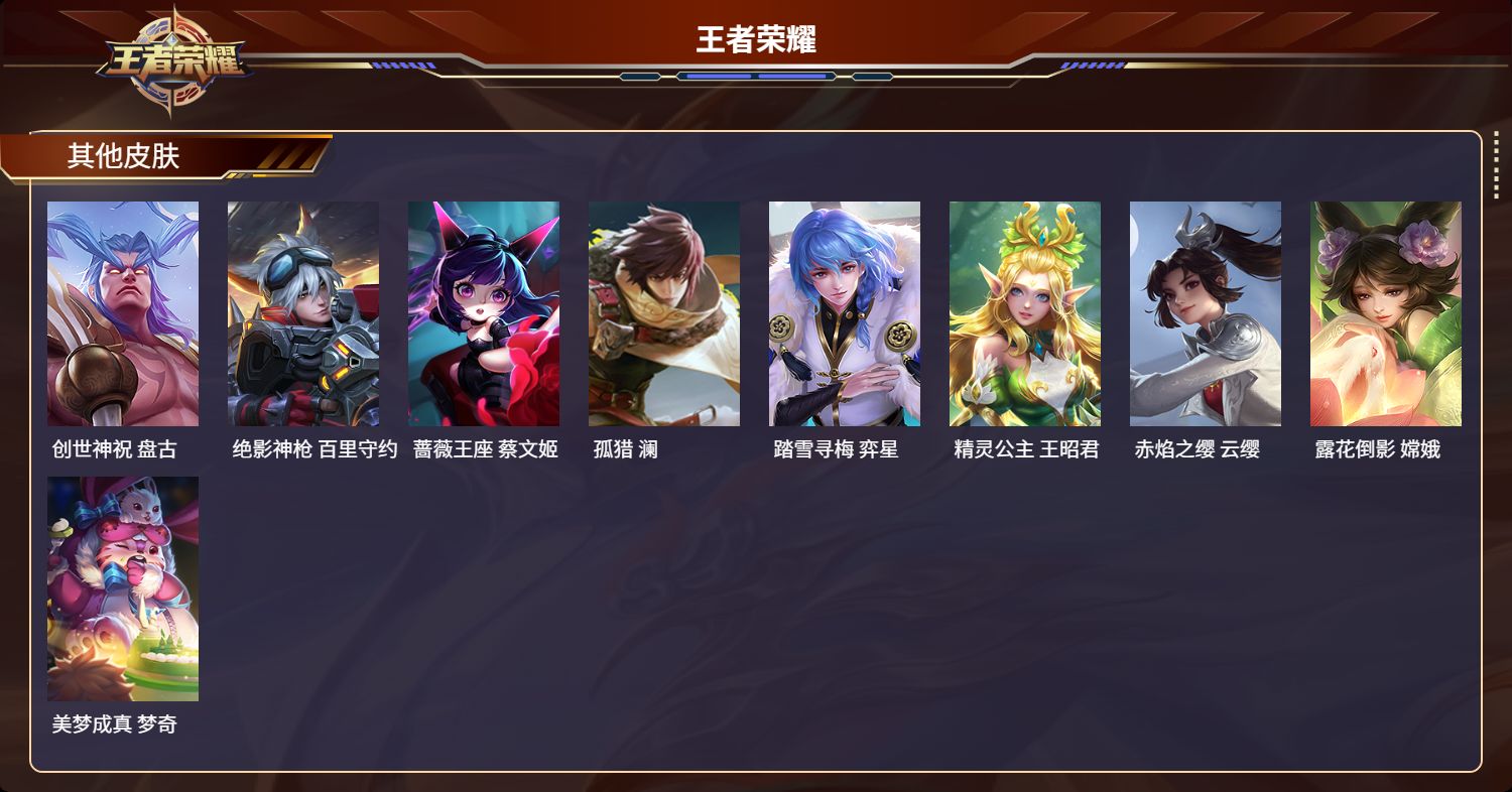 WZMK3269510王者荣耀账号详情图6