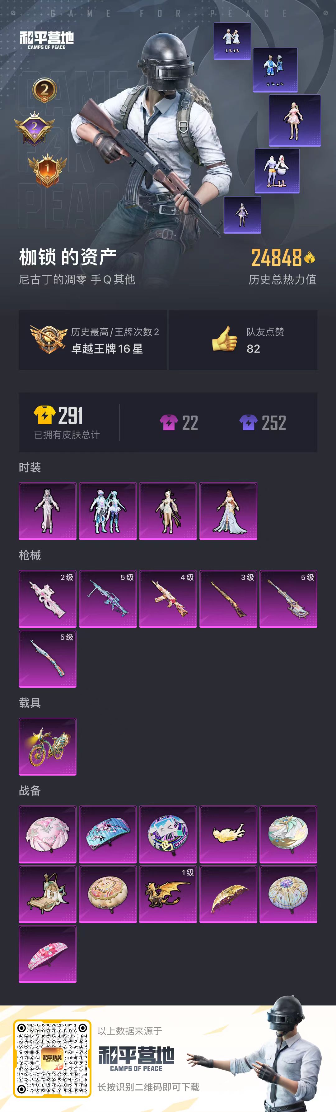 HPSJ3328369和平精英账号详情图3