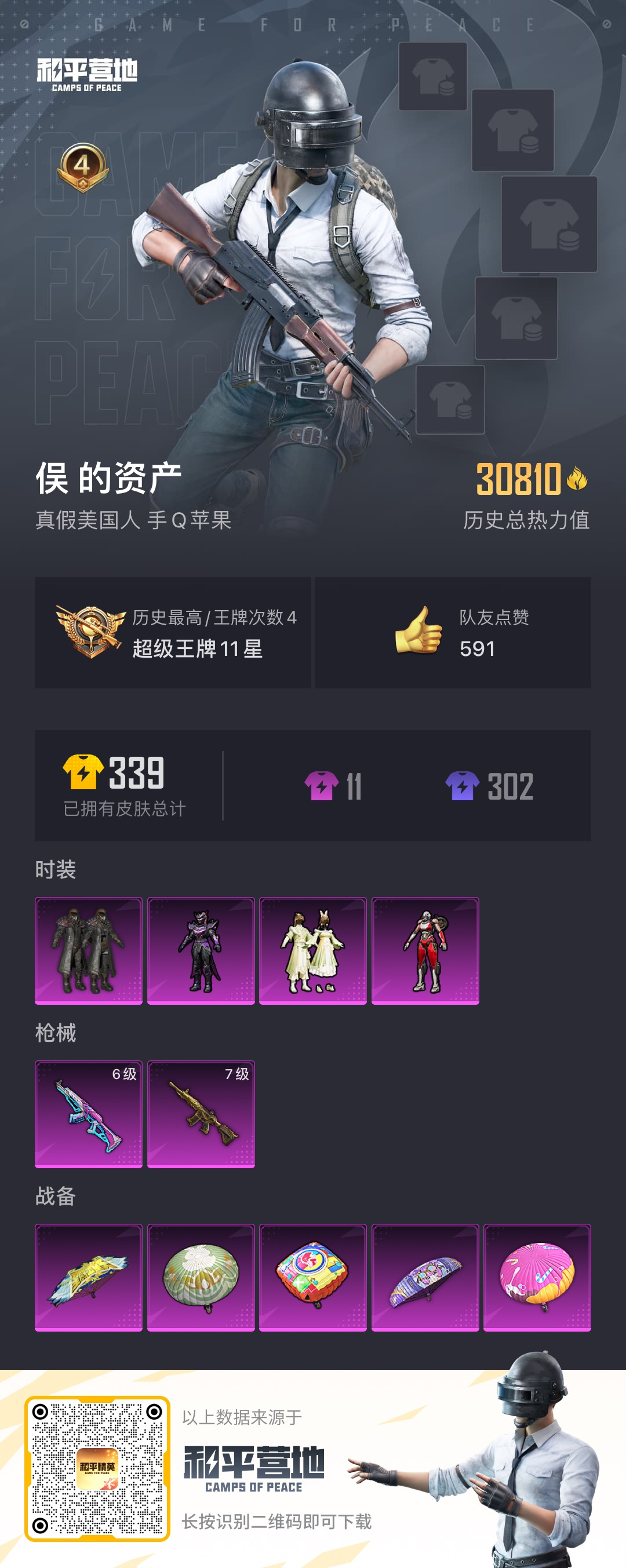 HPSJ3326075和平精英账号详情图4 HPSJ3326075和平精英账号详情图4