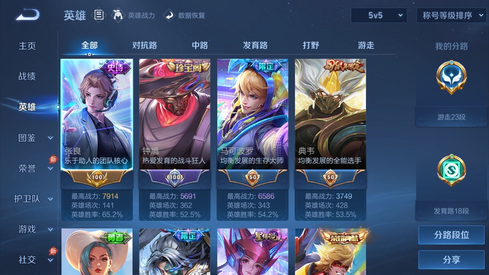 WZMMN4742844王者荣耀账号详情图3