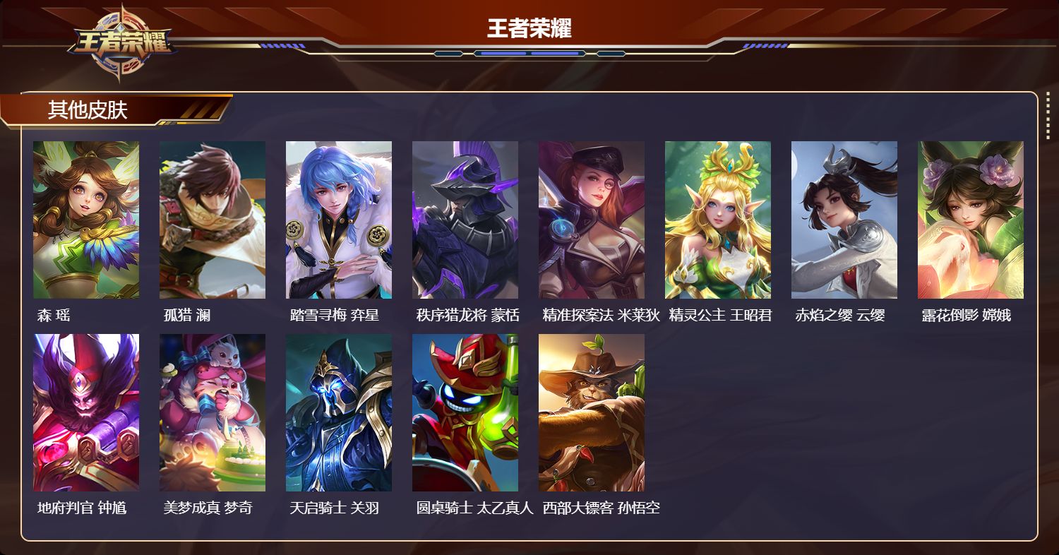 WZMMN4763975王者荣耀账号详情图10 WZMMN4763975王者荣耀账号详情图10
