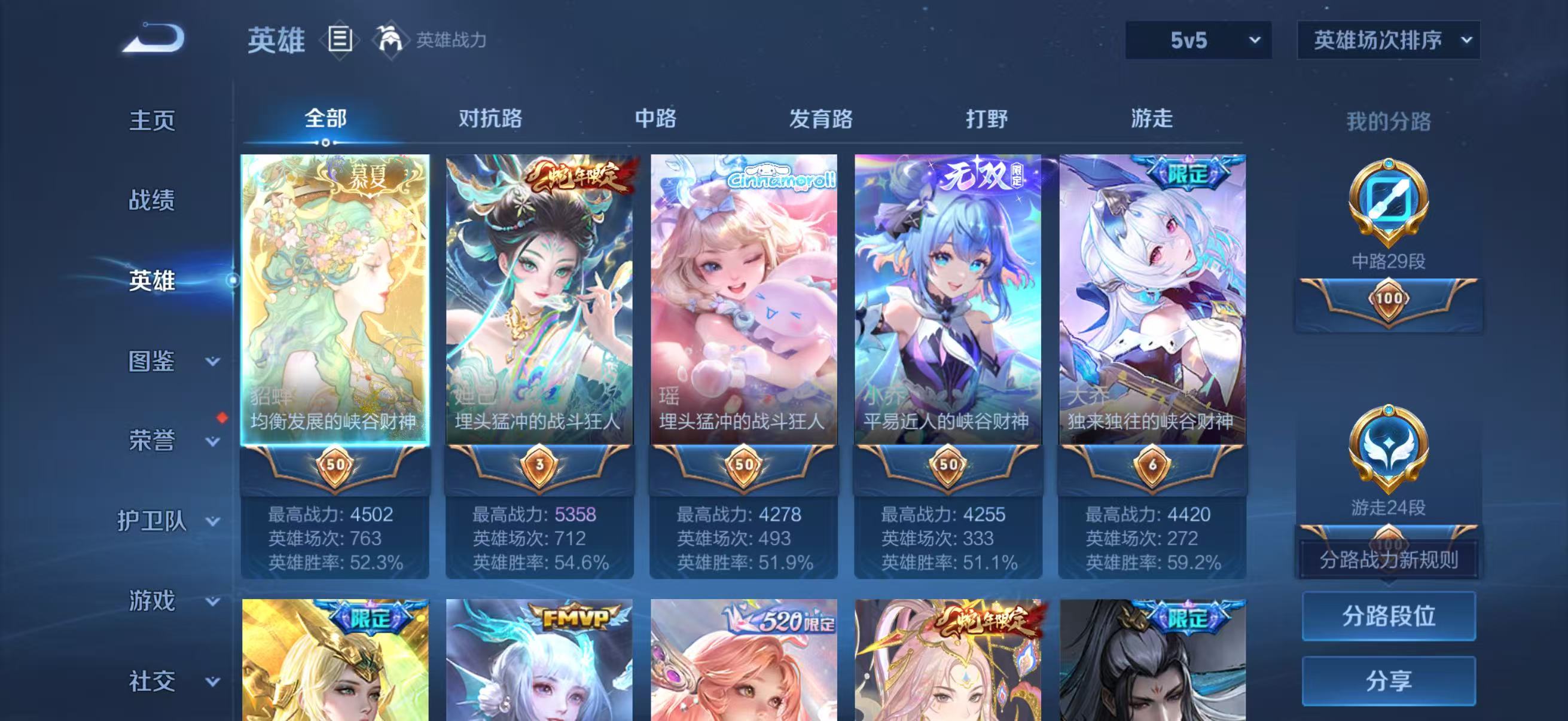WZMMN4742967王者荣耀账号详情图4 WZMMN4742967王者荣耀账号详情图4