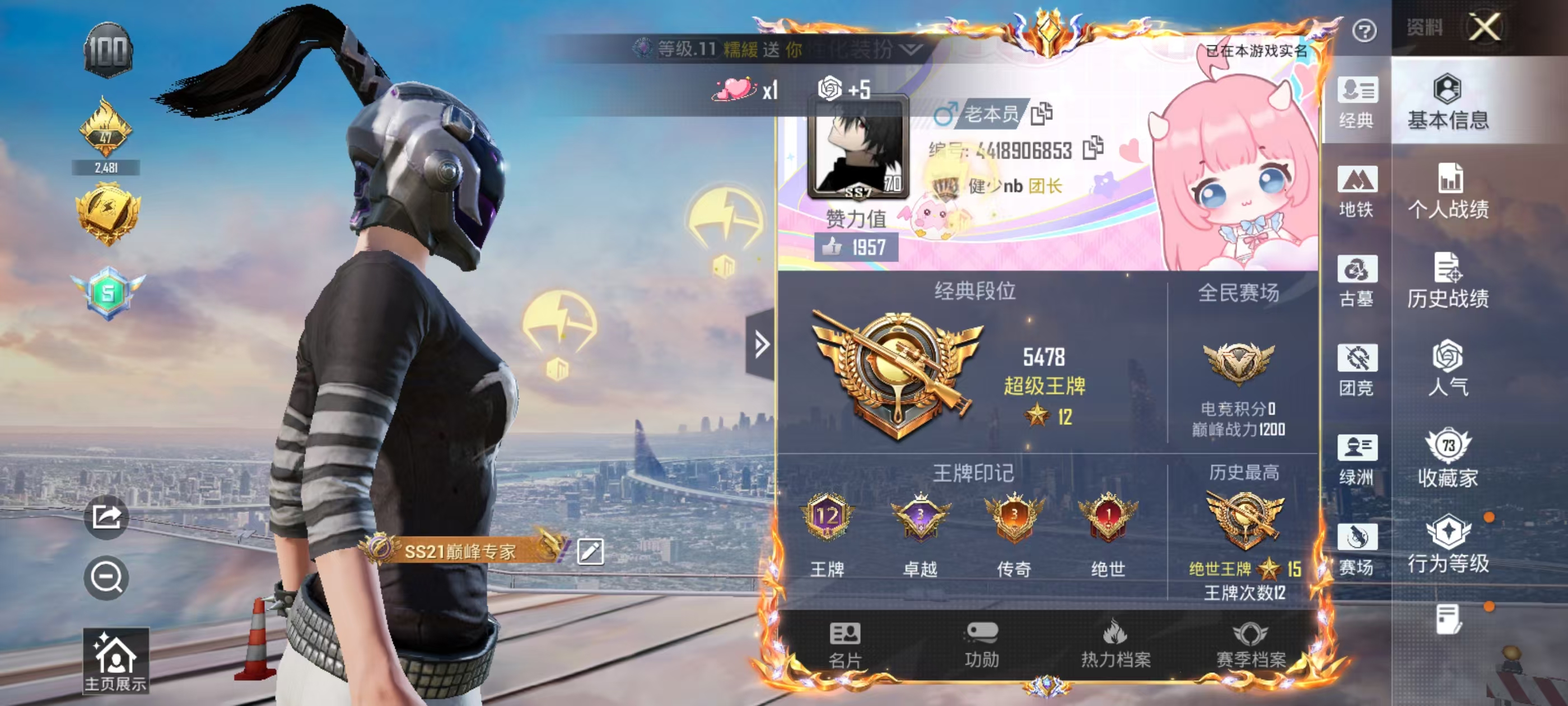 HPMMN4452003和平精英账号详情图3 HPMMN4452003和平精英账号详情图3