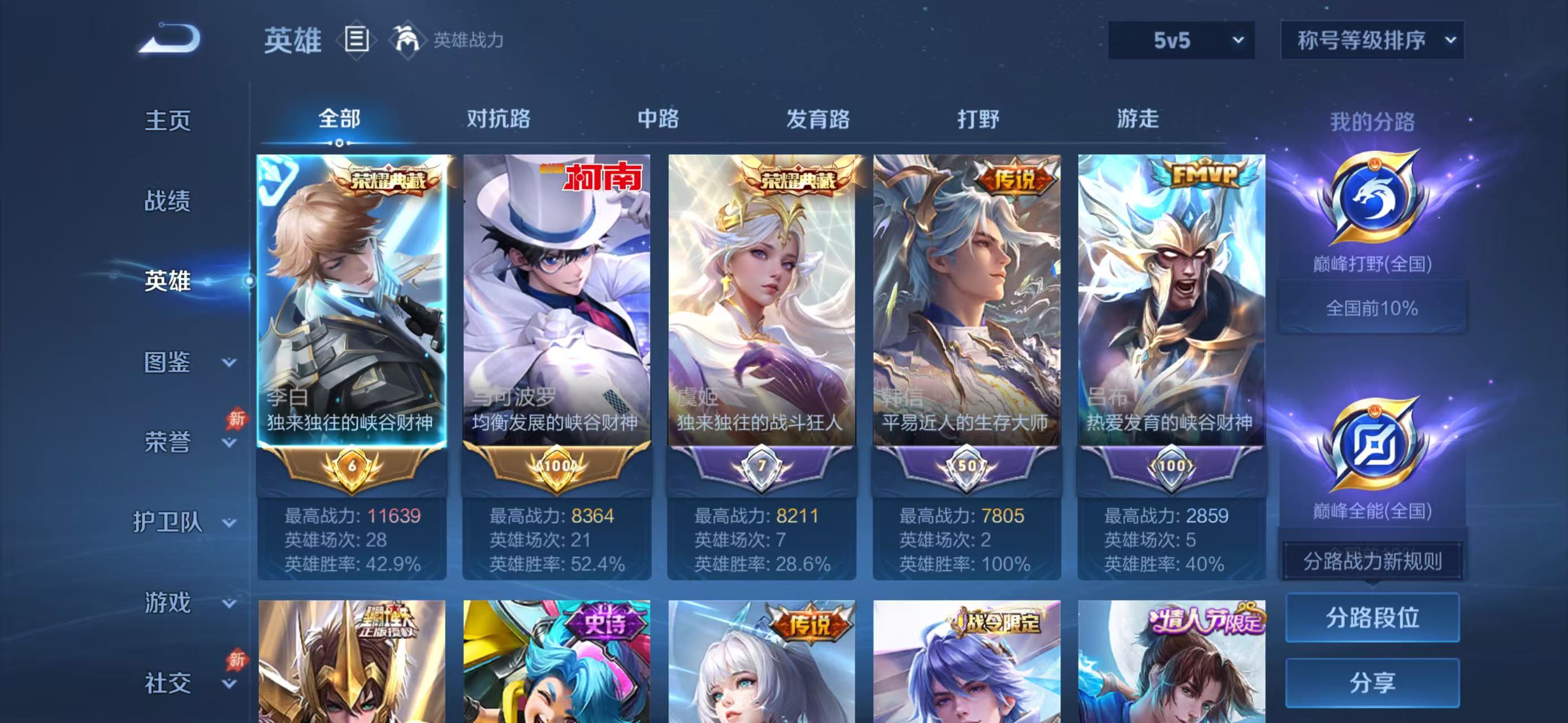 WZMMN4770577王者荣耀账号详情图2