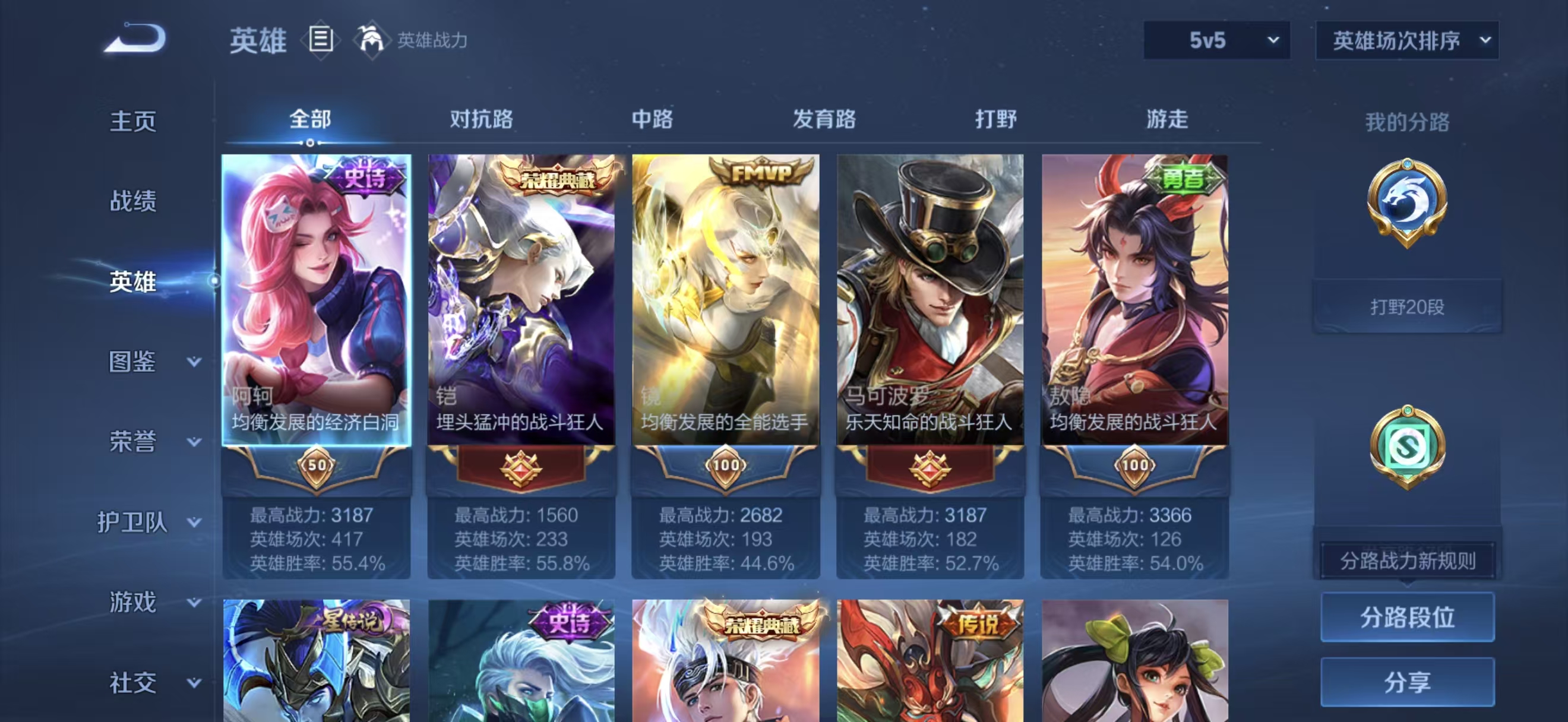 WZMMN4770643王者荣耀账号详情图3 WZMMN4770643王者荣耀账号详情图3