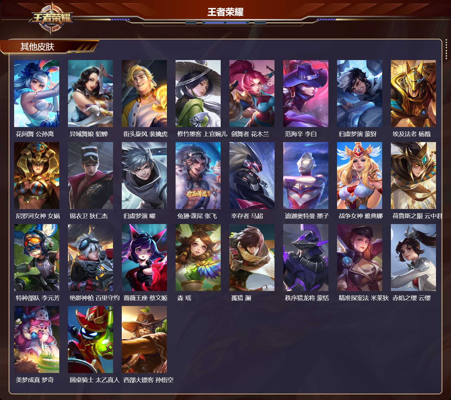 WZMMN4770656王者荣耀账号详情图9