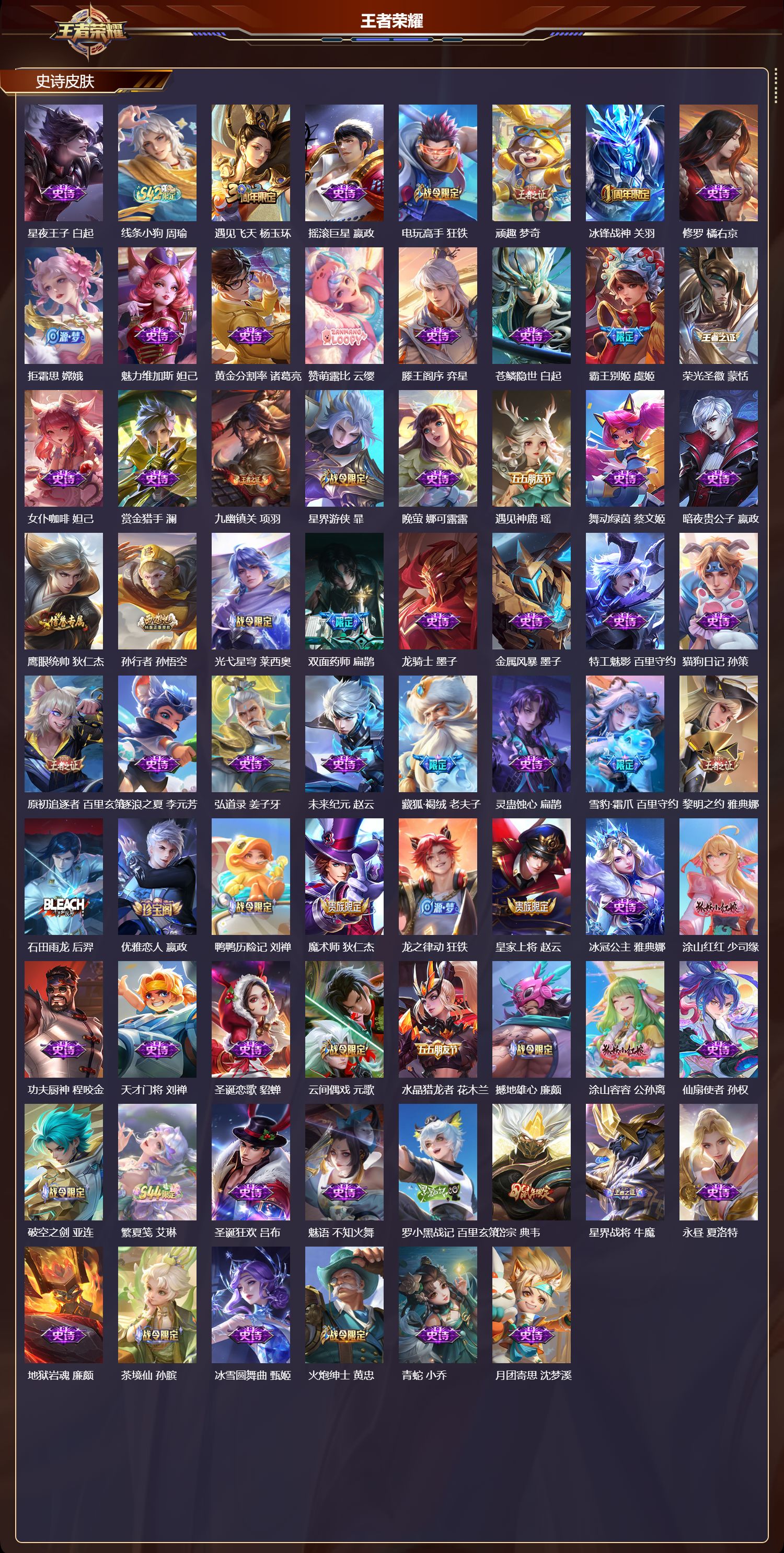 WZMK4704926王者荣耀账号详情图2 WZMK4704926王者荣耀账号详情图2