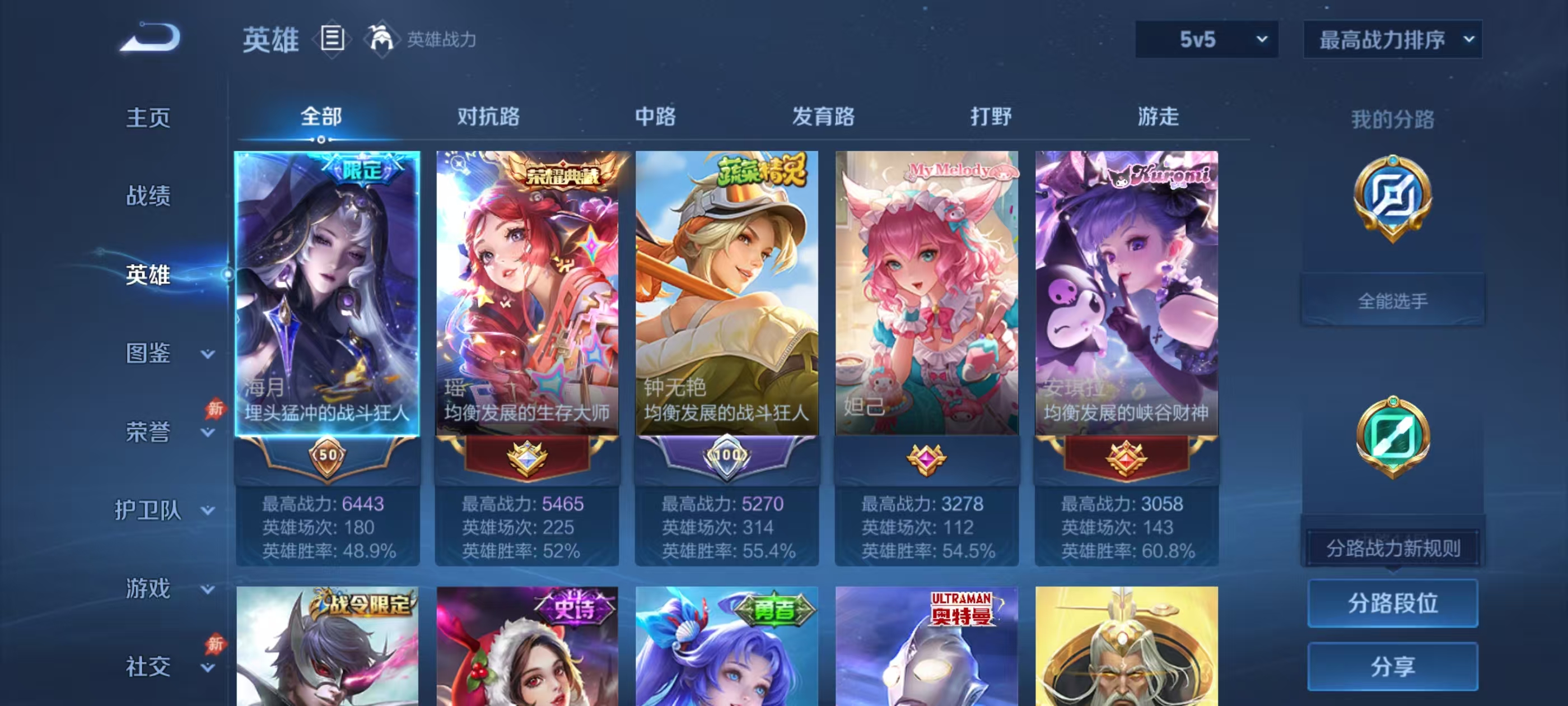 WZMMN4770689王者荣耀账号详情图4 WZMMN4770689王者荣耀账号详情图4
